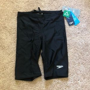 Speedo Youth Boys Black Swim Jammer size 28